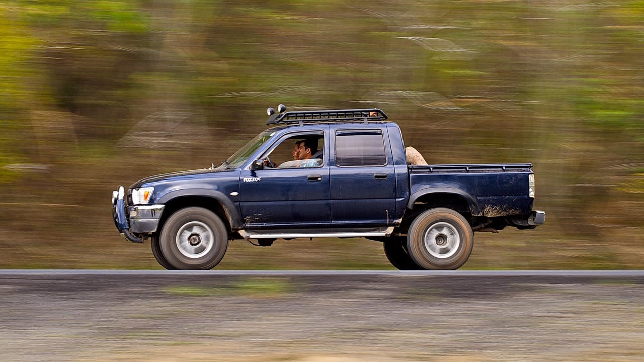 How can I easily rent a pickup truck in Las Vegas?